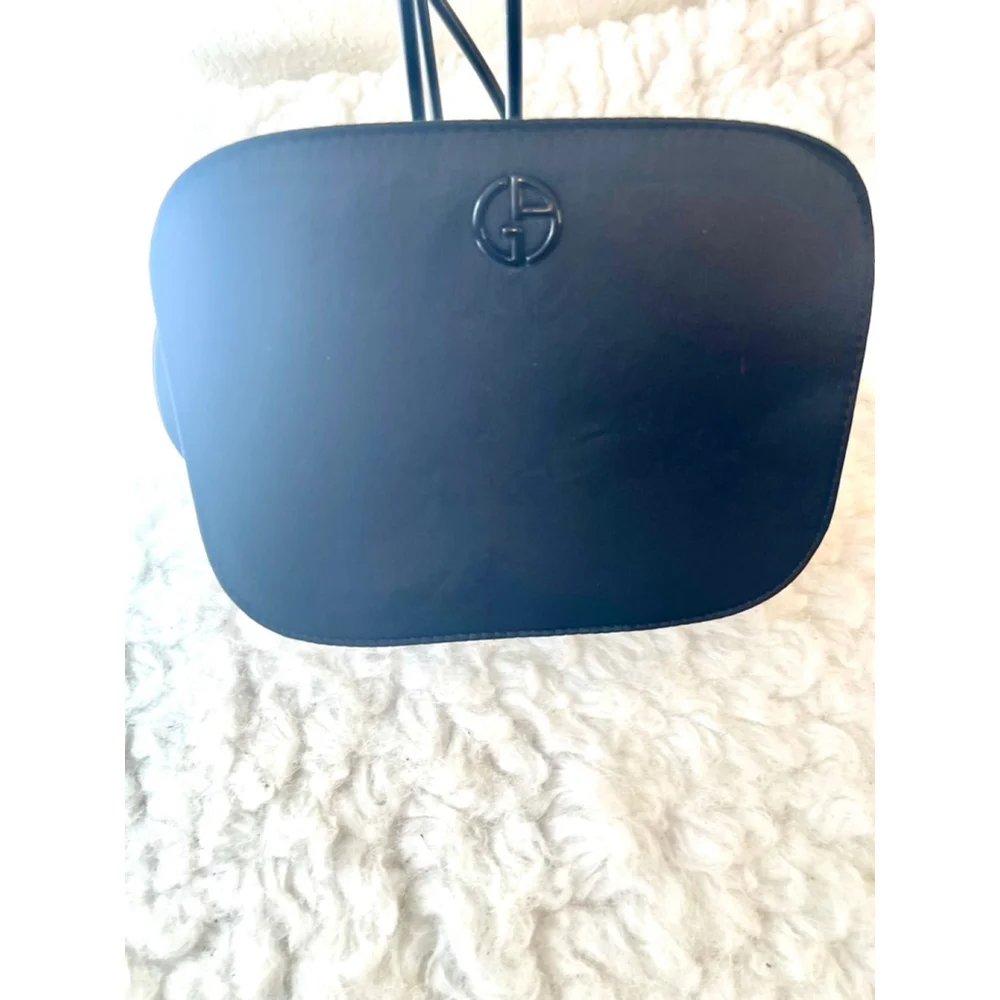Giorgio Armani black makeup cosmetic bag